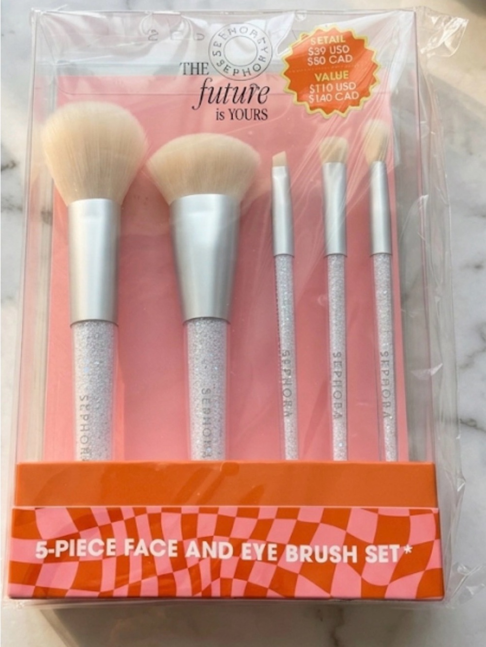 Sephora "The Future is Yours" 5-Piece Face & Eye Brush Set
